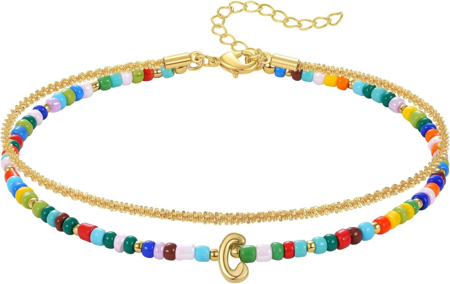 KissYan Initial Ankle Bracelets for Women