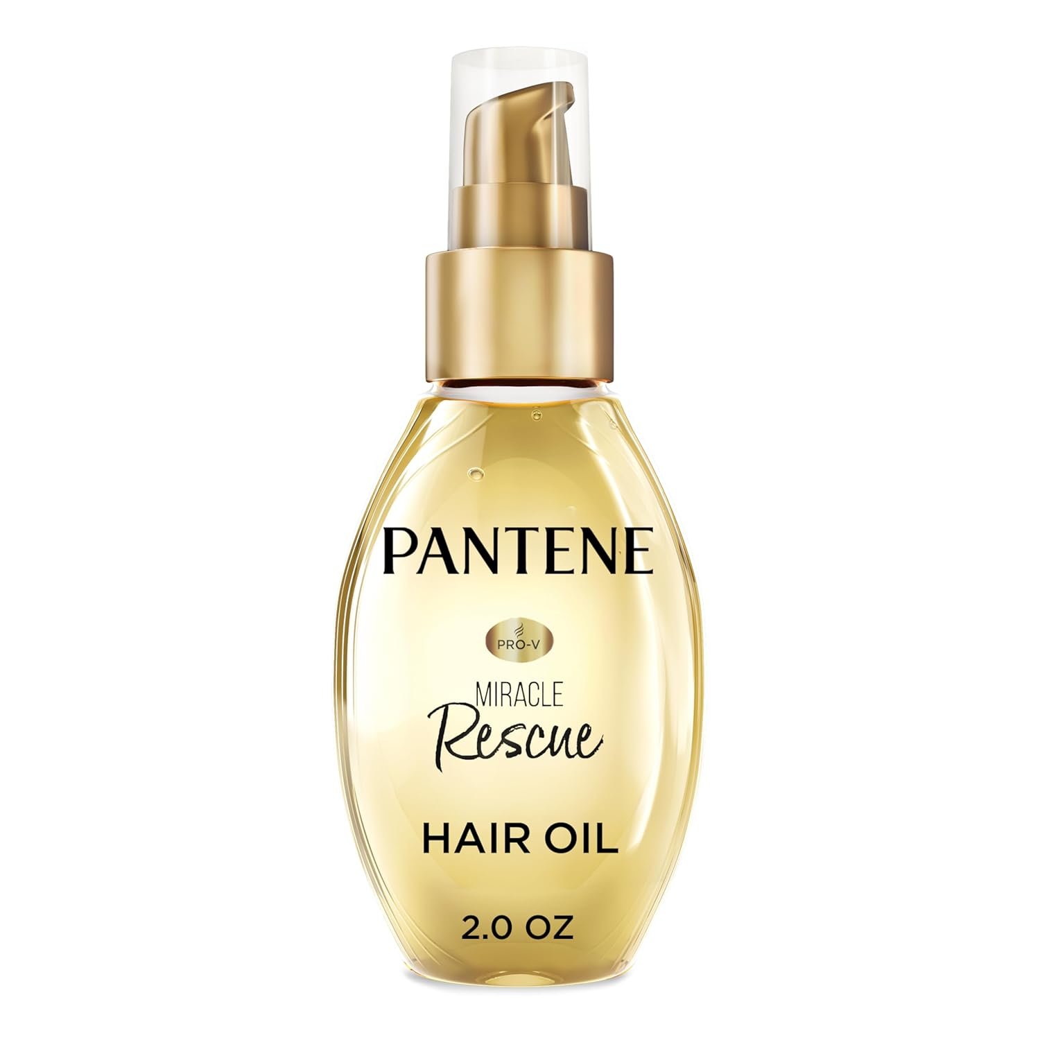Pantene Miracle Rescue Regenerative Hair Oil – 2.0 FL Oz – Deep Repair Treatment for Dry & Damaged Hair