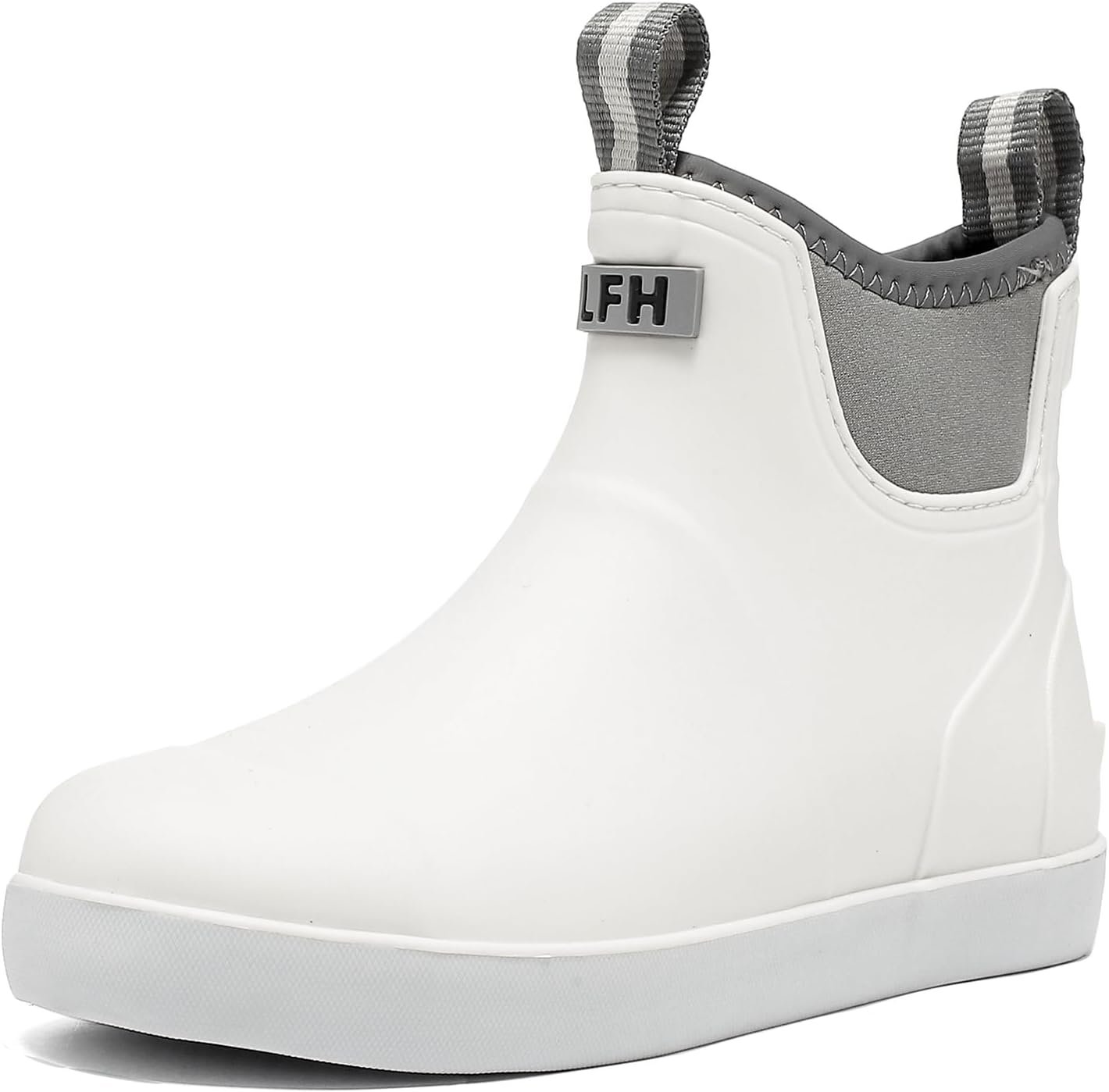 Women’s Deck Boots Rubber Rain Boots Chelsea Ankle Booties