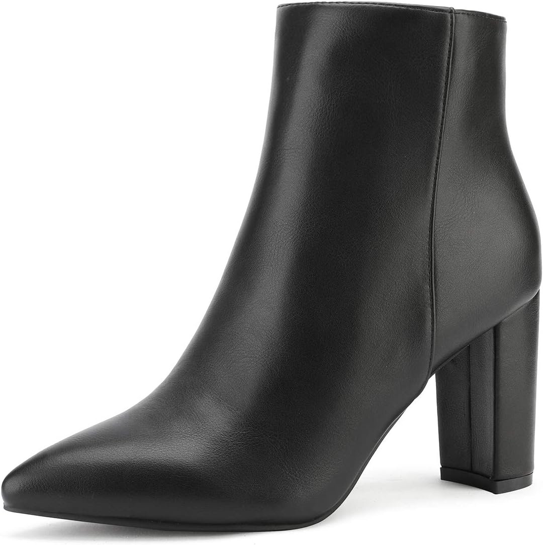 DREAM PAIRS Women’s Chunky Heel Ankle Booties