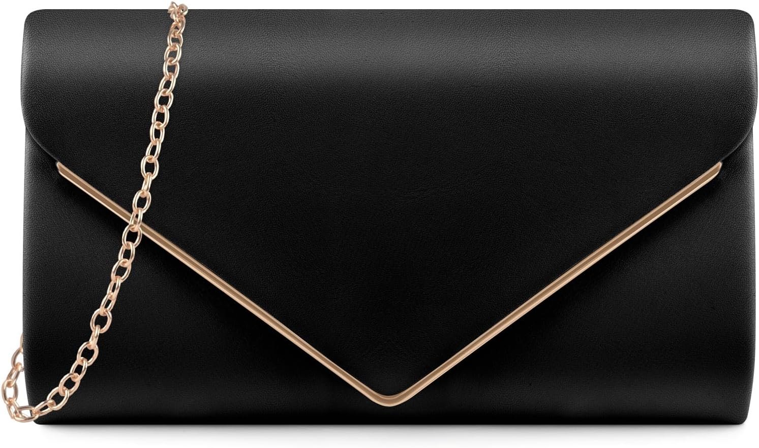 TINDTOP Clutch Purses for Women, PU Leather Formal Evening Bags Shoulder Party Handbags Wedding Cocktail Prom Clutches