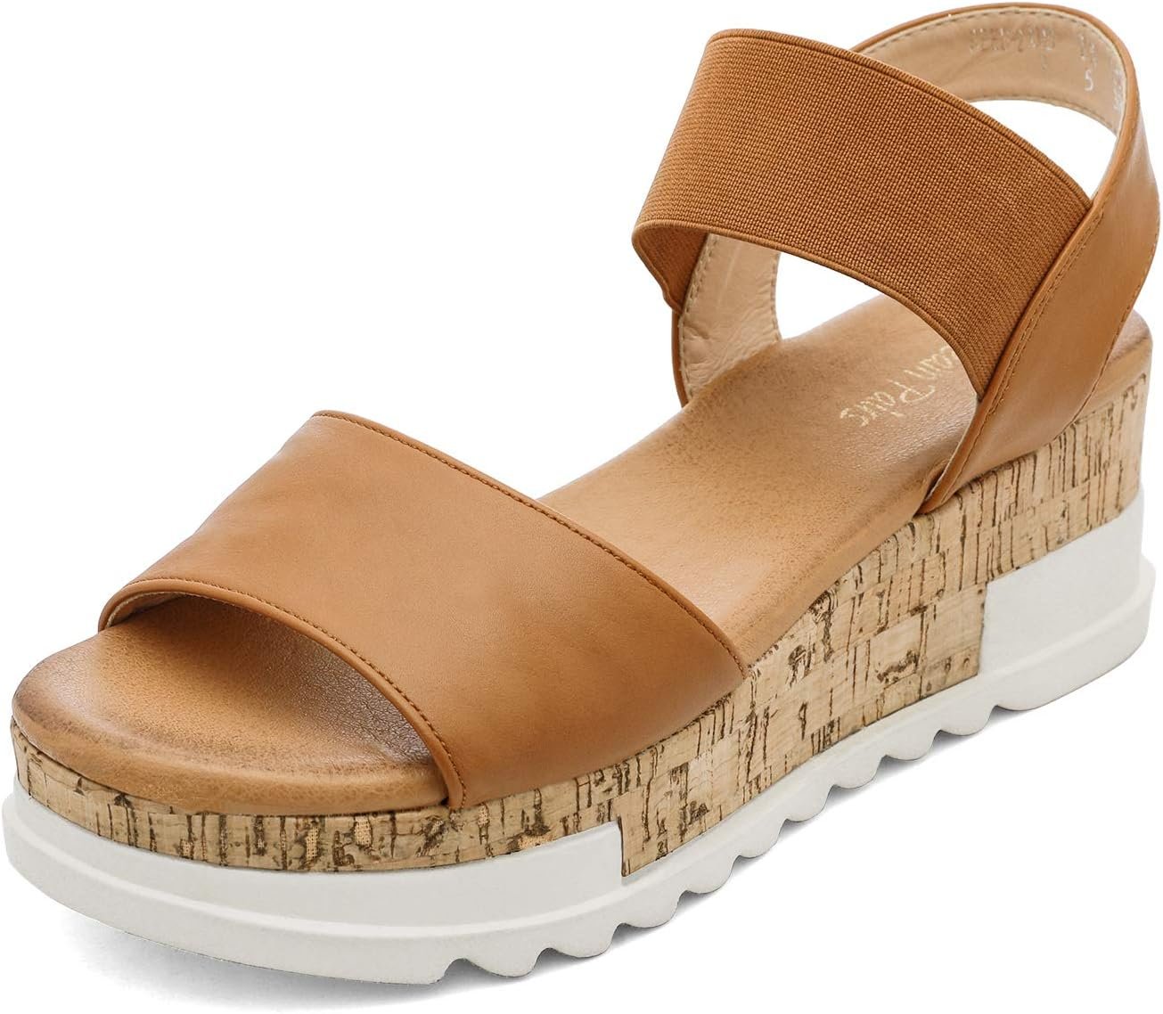 DREAM PAIRS Women’s Open Toe Flatform Platform Wedge Sandal