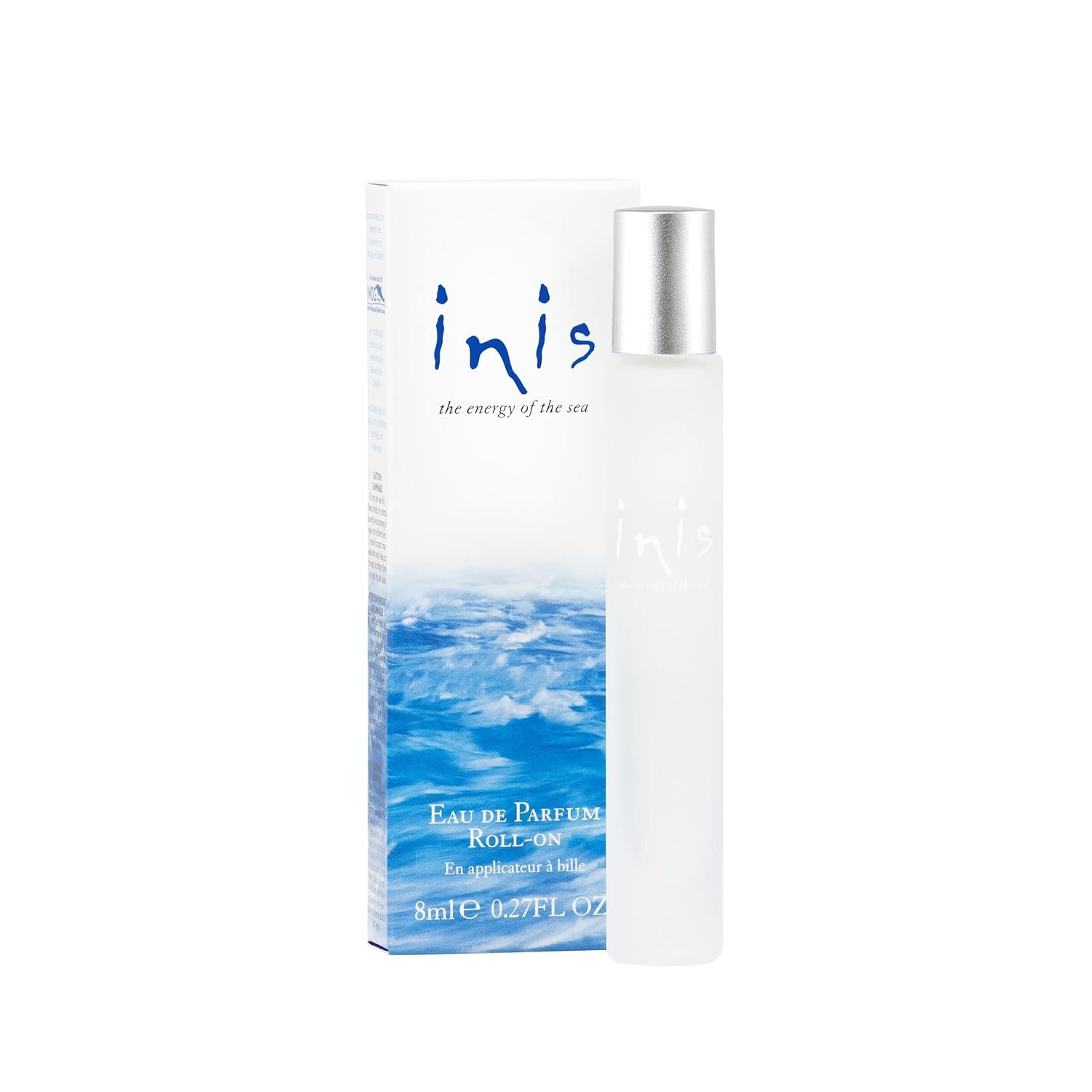 Inis the Energy of the Sea – Roll On Perfume for Women and Men, 0.27 fl oz | Unisex Eau de Parfum in a Travel Sized Rollerball Bottle, Clean Ocean Fresh Aquatic Fragrance