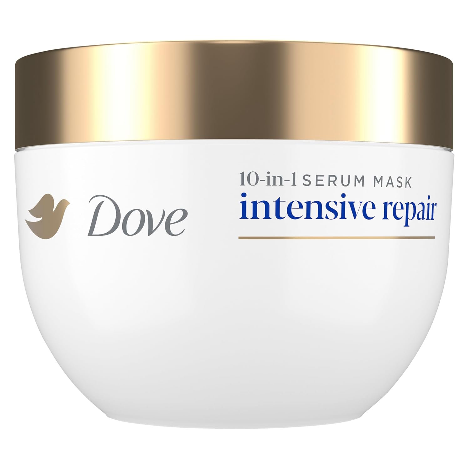 Dove Intensive Repair 10in1 Mask for Damaged Hair & Breakage 9.2oz | Hair treatment stops 98% of visible damage in 1 minute, deeply nourishes and regenerates hair strength with Bio-Protein Care