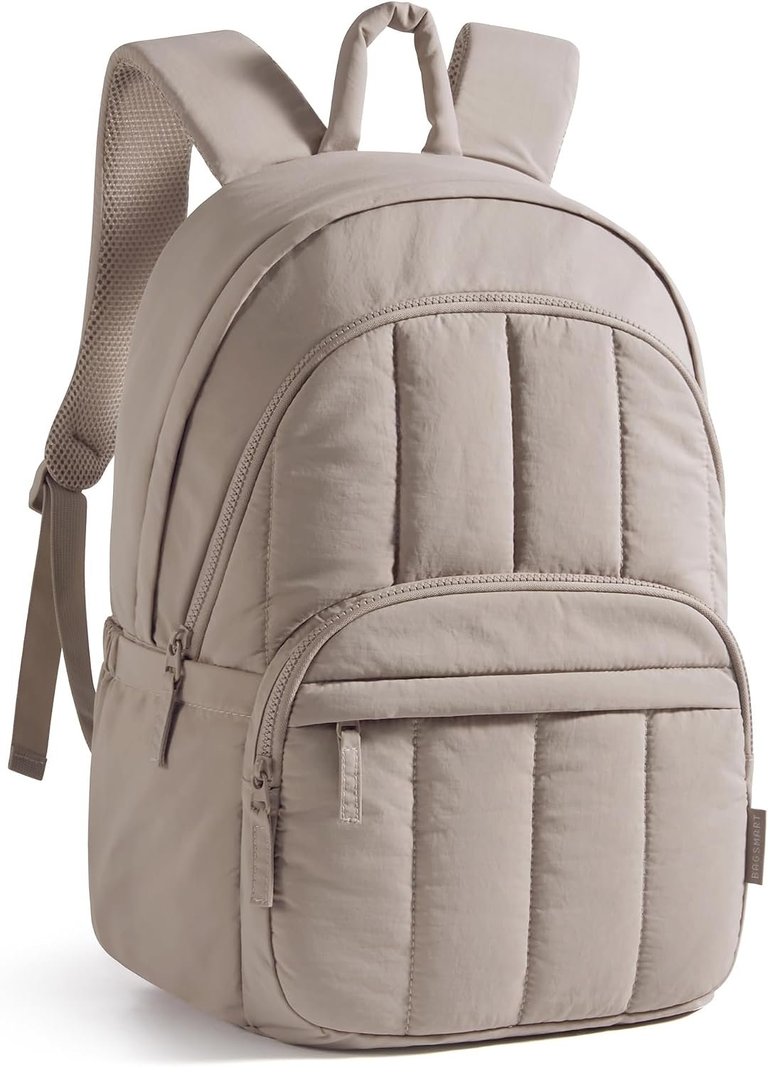 BAGSMART College Laptop Backpack,Cute Travel Backpack for Women,Quilted Computer Bookbag