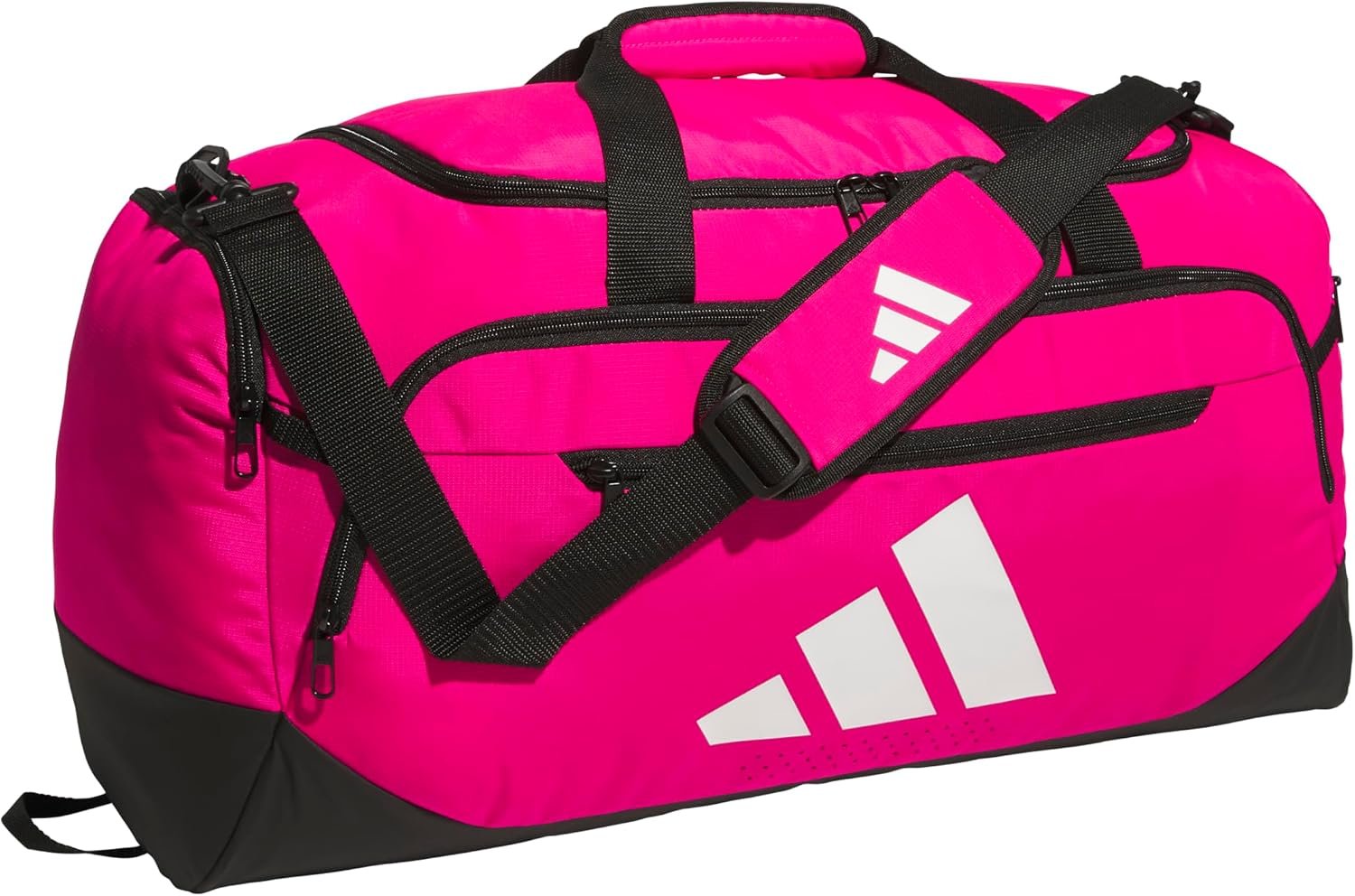 adidas Defender 5 Duffel Bag for Sports, Gym and Travel, Team Shock Pink 2, OSFA