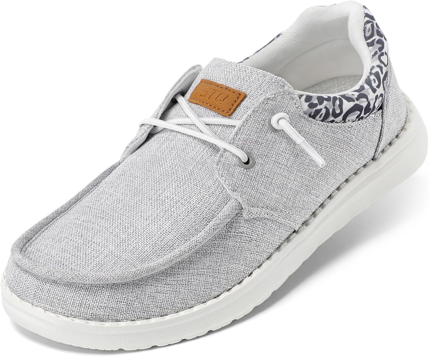 STQ Womens Slip On Loafers Arch Support Boat Casual Shoes