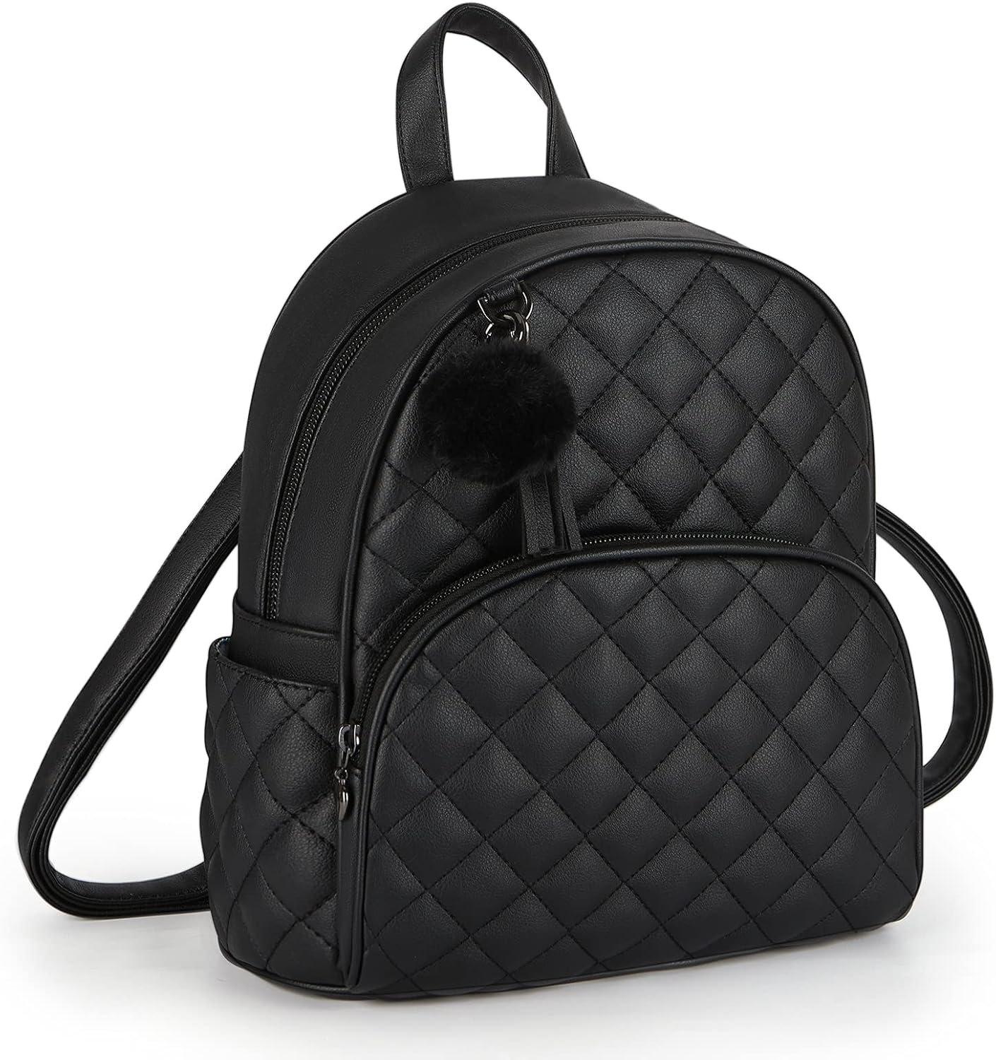 ECOSUSI Mini Backpack for Women Leather Small Backpack Purse for Ladies