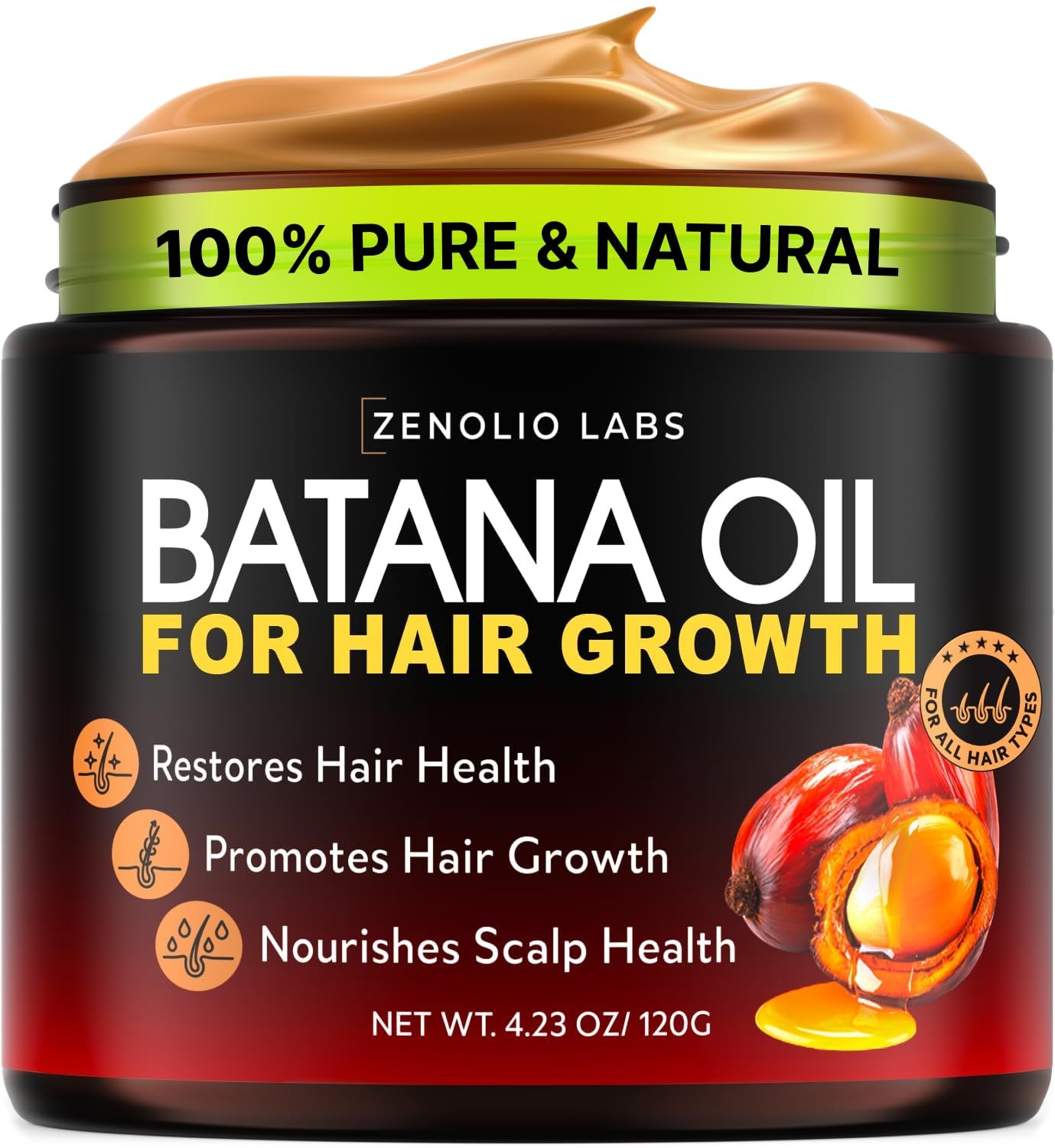 Batana Oil for Hair Growth – 100% Pure & Unrefined Raw Dr Sebi Botana Oil