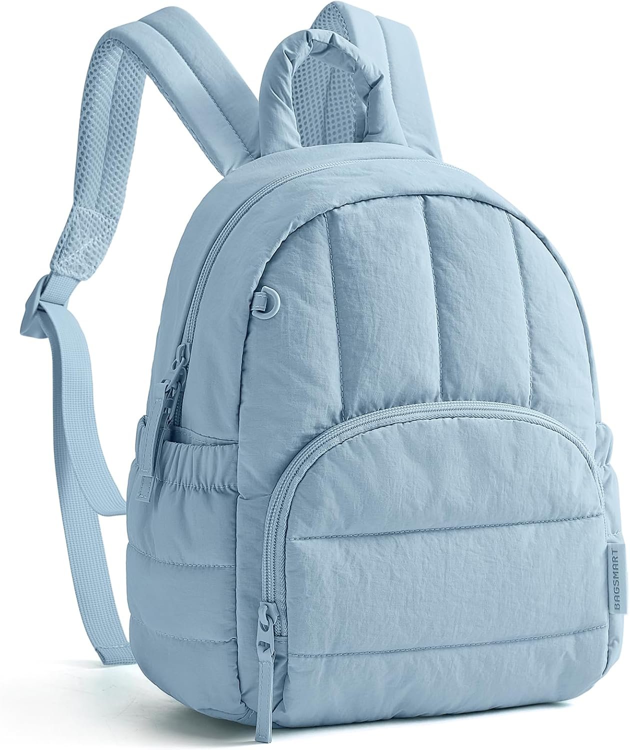 BAGSMART Mini Backpack for Women, Lightweight Puffer Backpack Purse, Quilted Casual Daypack, Water-Resistant Bookbag