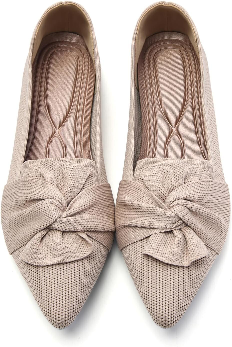 HIULYCENCE Flats for Women Pointed Toe Ballet Flats