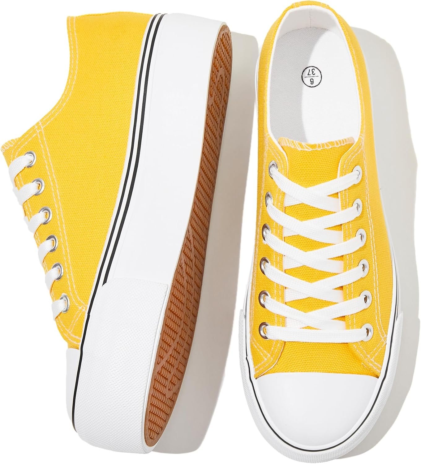 SERNIAL Women’s Platform Senakers Canvas Shoes for Women