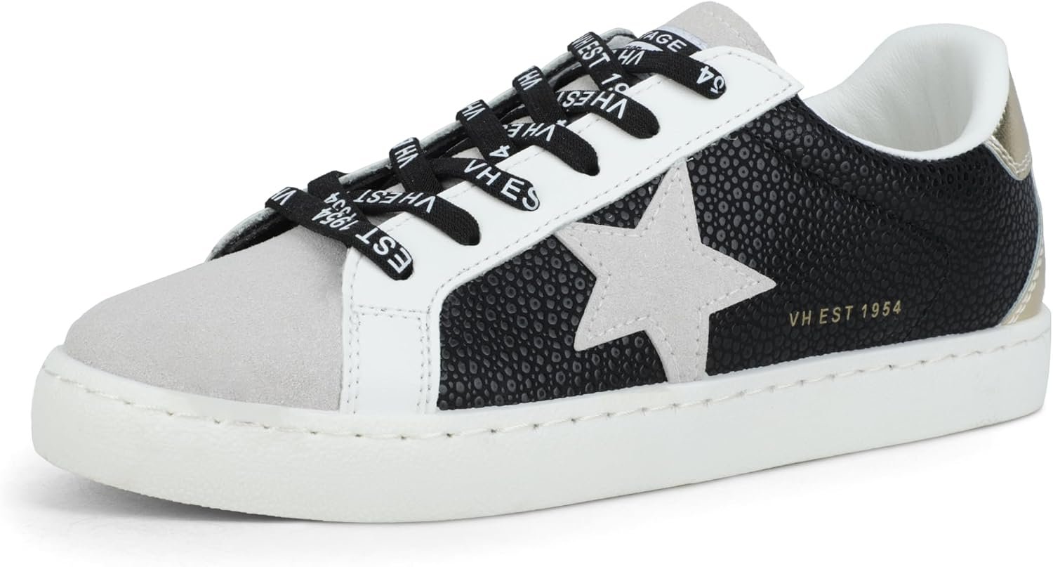 VINTAGE HAVANA Women’s Fashion Sneakers | Casual Lace up Low Top Tennis Shoes | Cute Trendy Dressy Sneakers