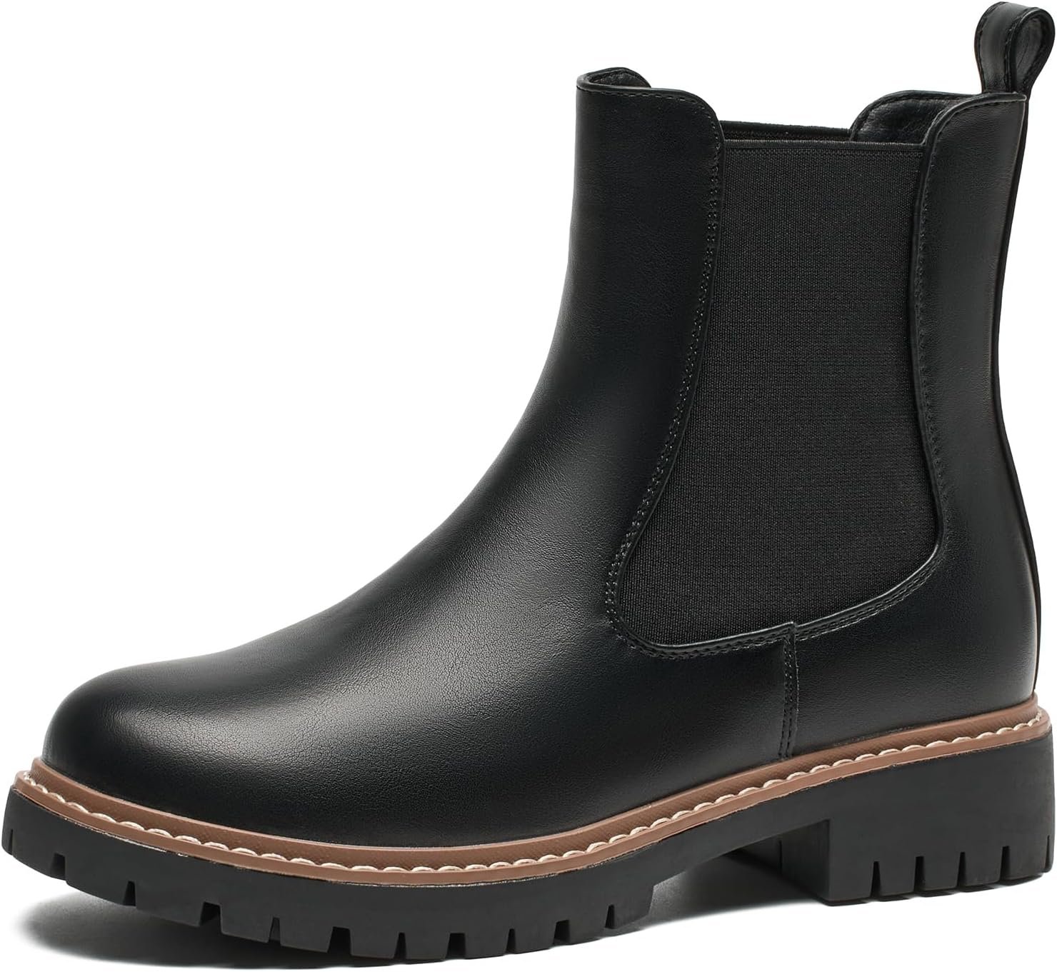 Women’s Chelsea Boots with Lug Sole Ankle Booties