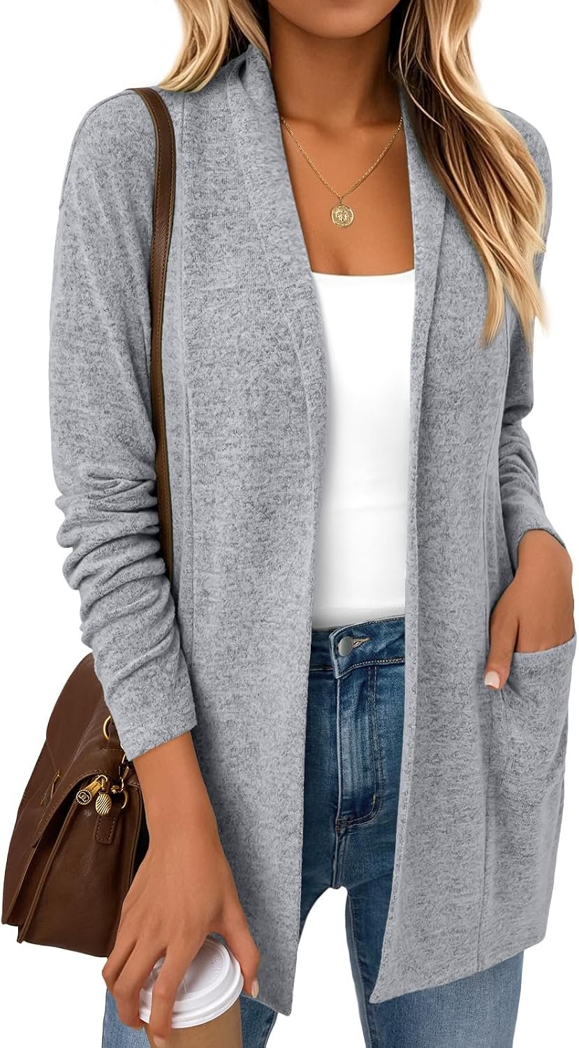 LILLUSORY Cardigan for Women Lightweight Cardigans Fall Fashion Outfits