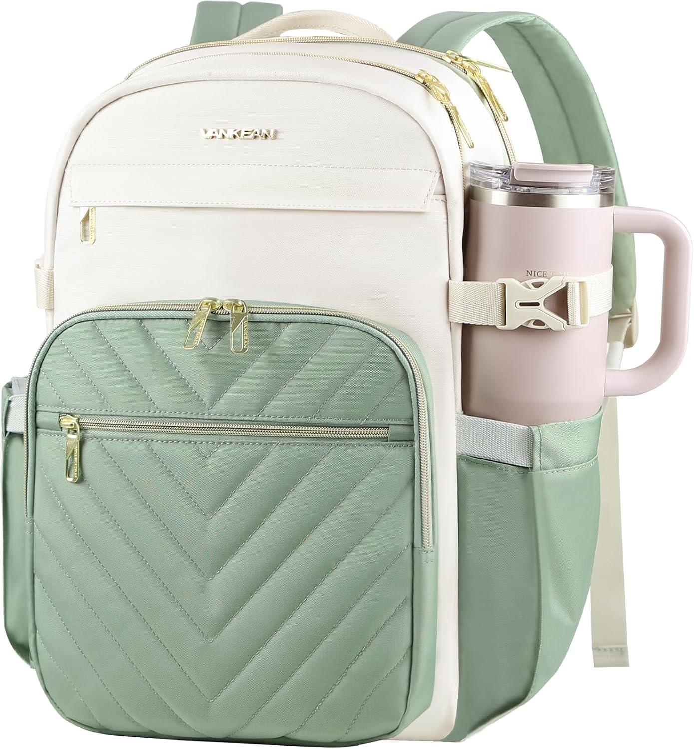 VANKEAN 15.6 Inch Laptop Backpack for Women Large Capacity