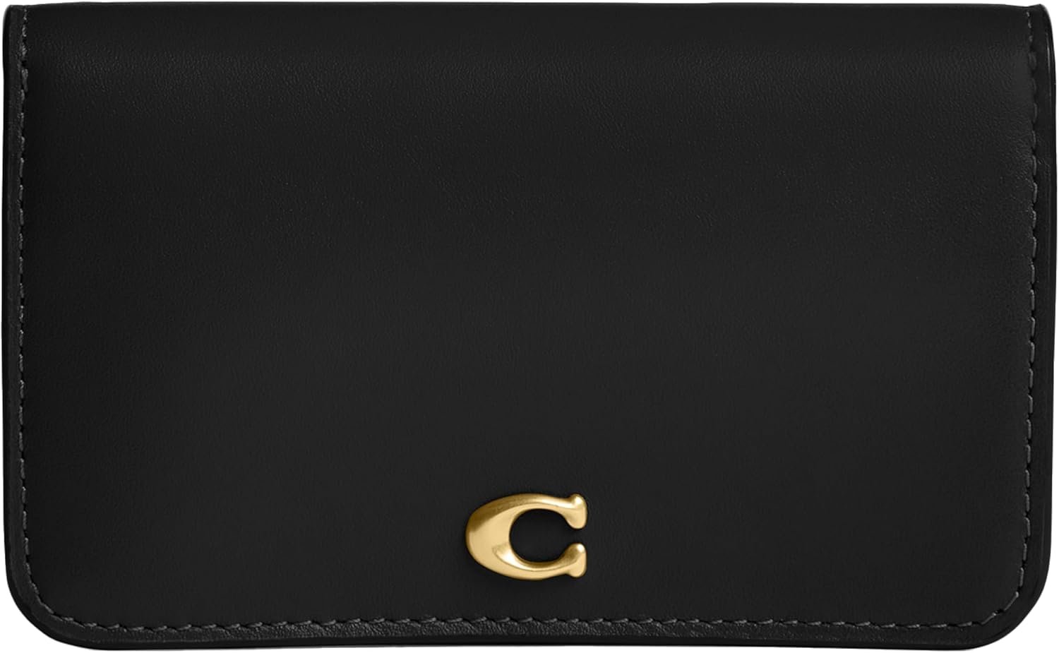 Coach Womens Essential Slim Card Case Black One Size One Size