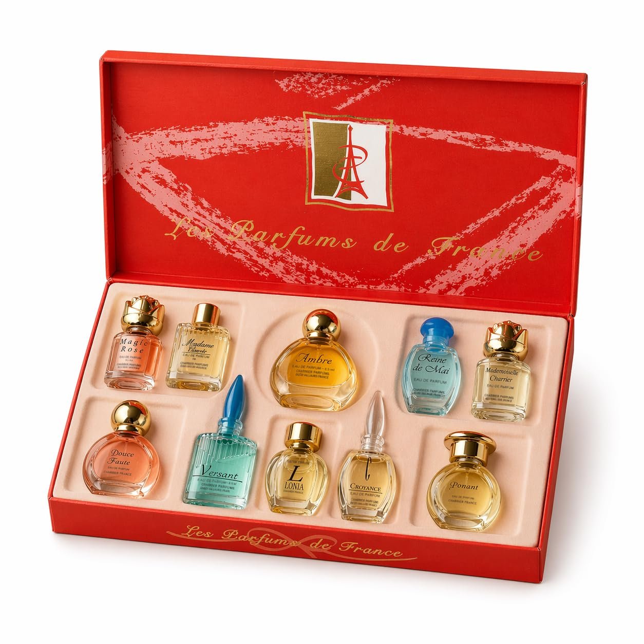 Charrier Parfums 10 Eaux de Parfum Luxurious Gift Box – Made in Provence, France – 57.8 ml