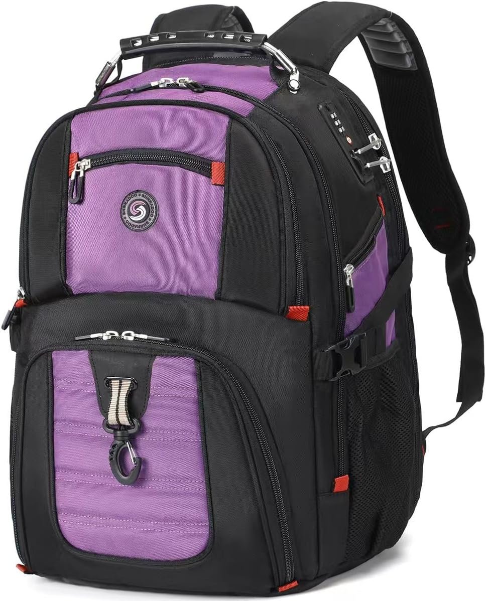 SHRRADOO Large Travel Laptop Backpack for Women, Work College Backpacks
