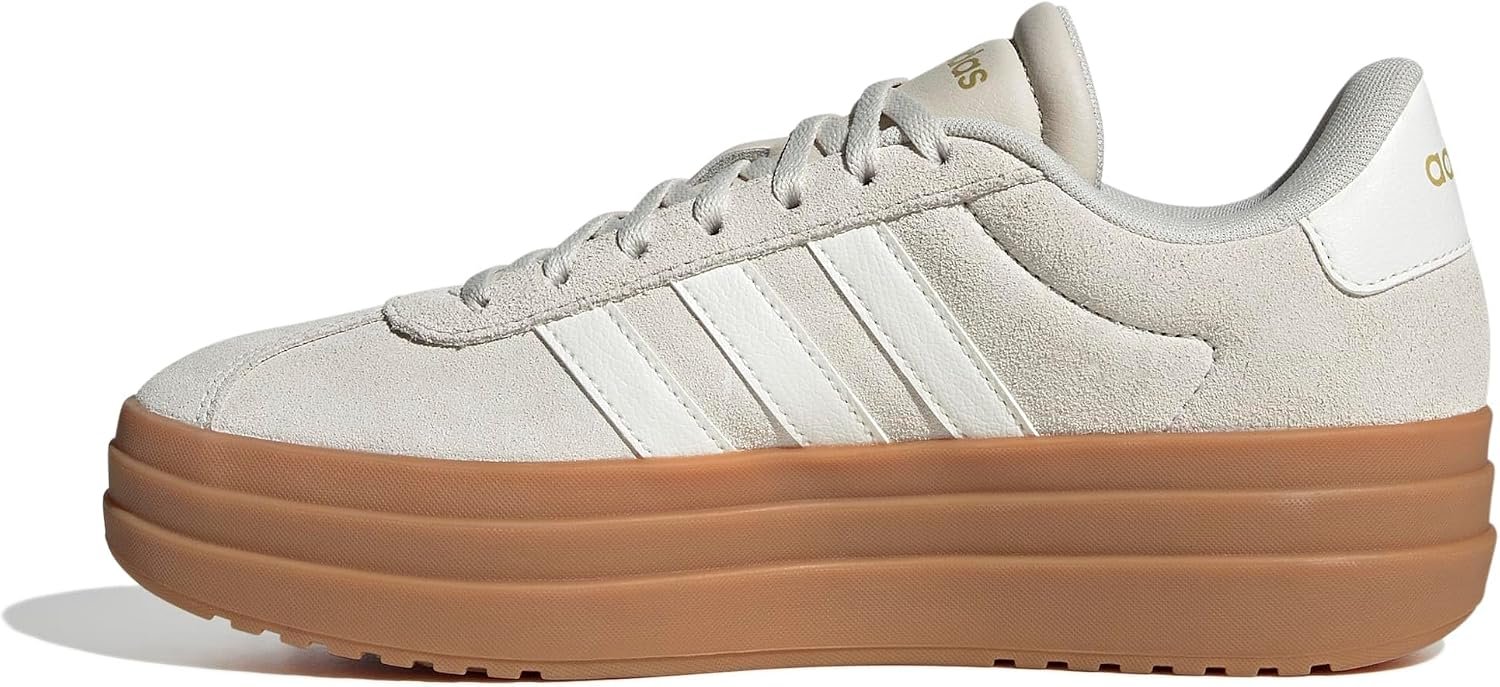 adidas Womens Vl Court Bold Sneakers Shoes Casual – Pink
