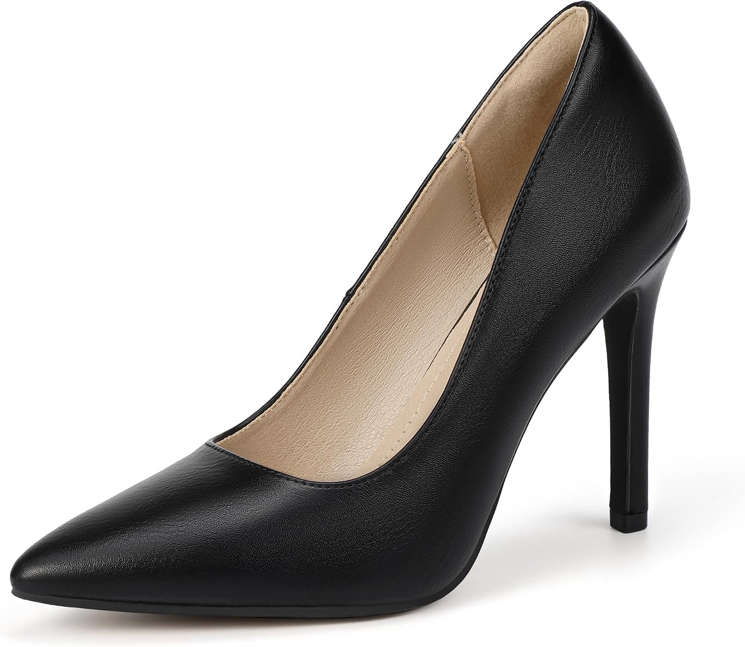 IDIFU IN4 Women’s Pumps High Heels Closed Toe Stiletto Pointed Toe Dress Shoes Wedding Prom Bridal Daily Work Office Business Trendy Fashion Sexy Comfortable Pumps Dressy Shoes