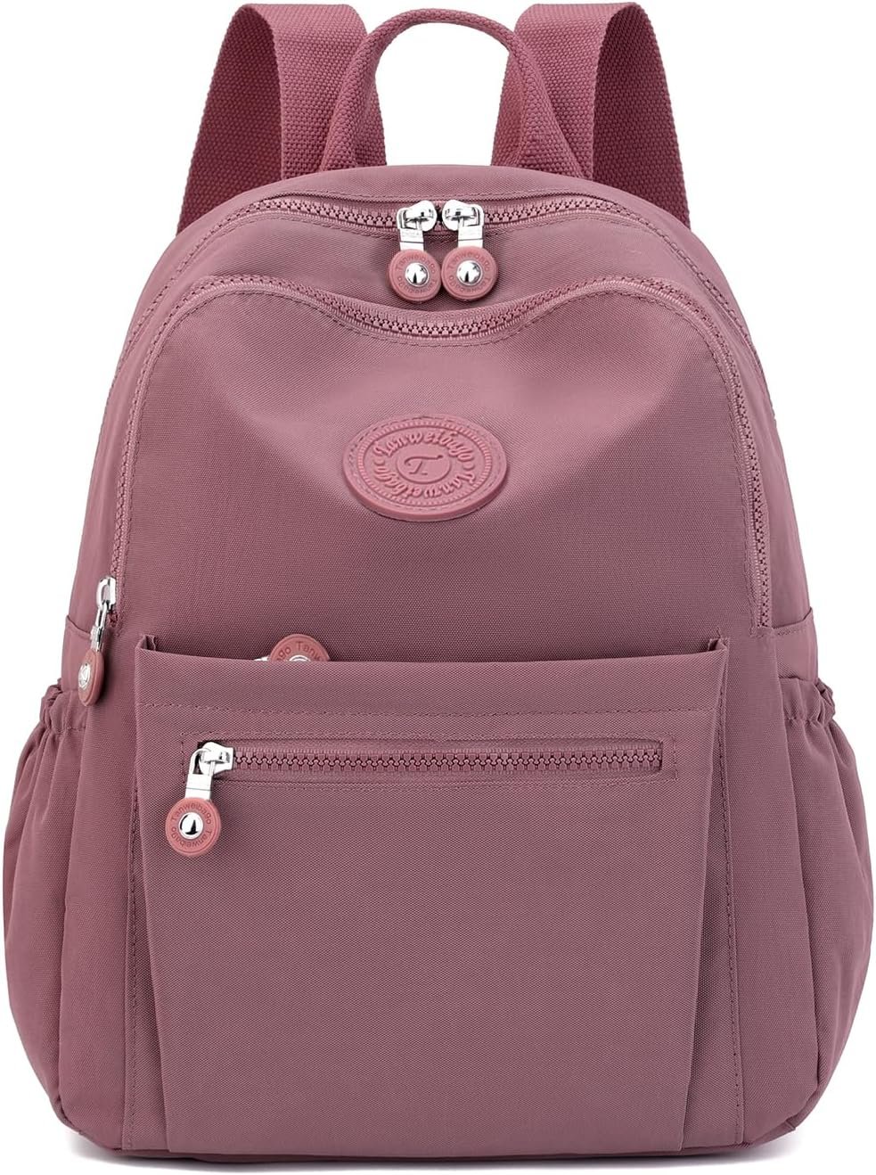 Mini Nylon Women Backpack Purse Lightweight Waterproof Travel Multi-Pockets