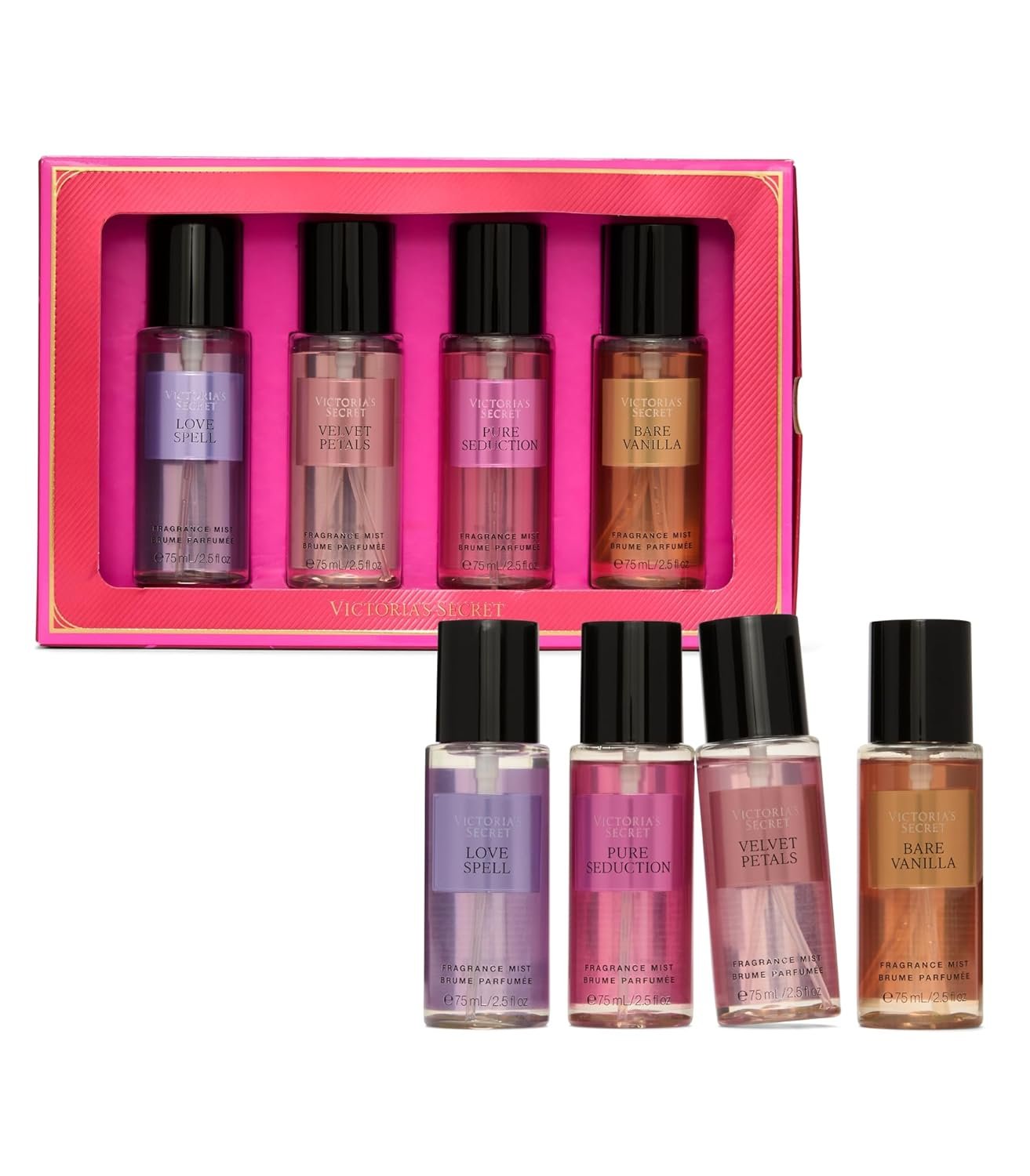 Victoria’s Secret Mist Collection 4 Piece Mini Mist Gift Set