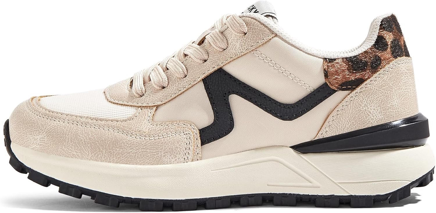 LUCKY STEP Women’s Retro Fashion Casual Sneakers