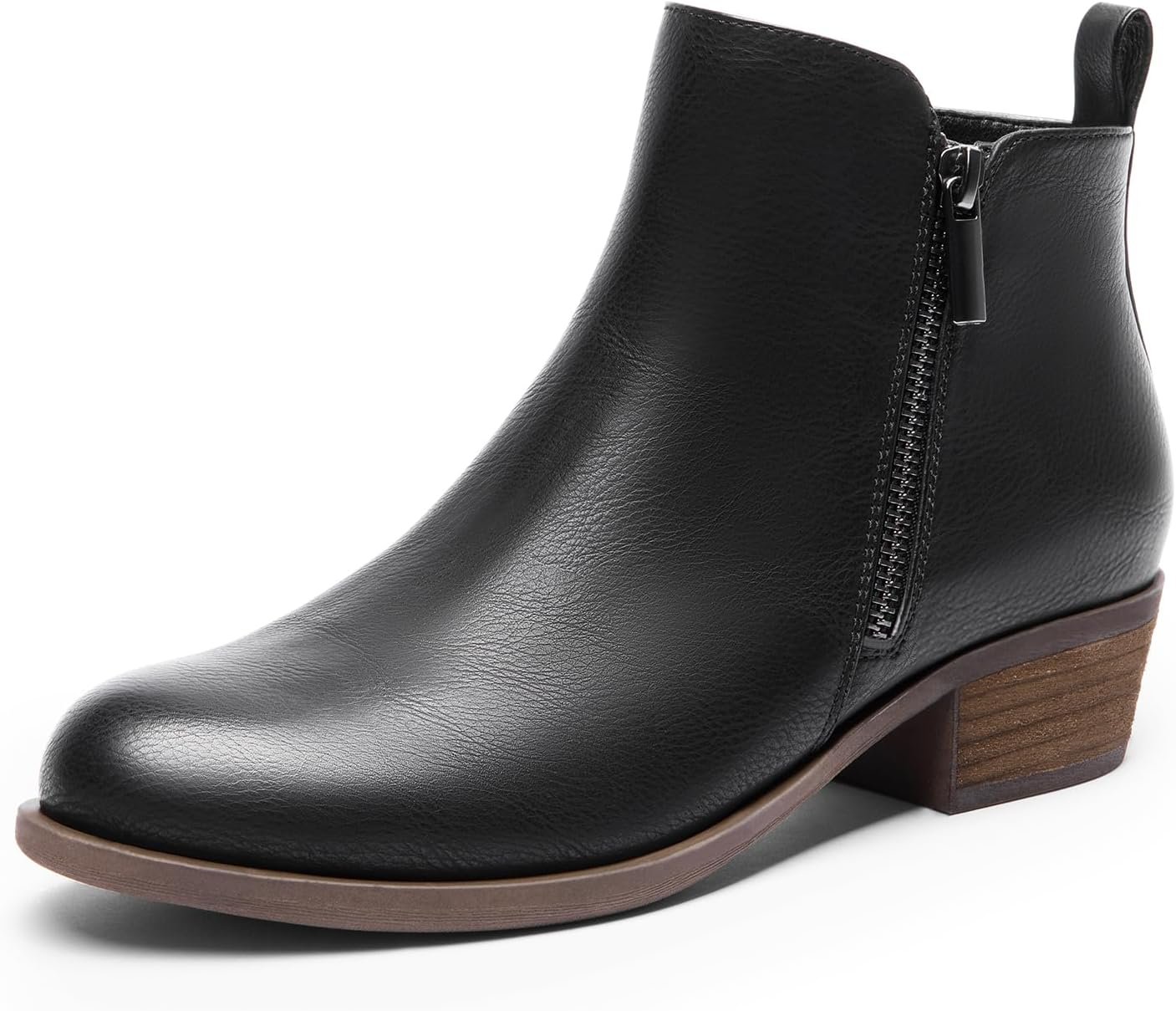 DREAM PAIRS Women’s Ankle Boots Low Chunky Heel Booties