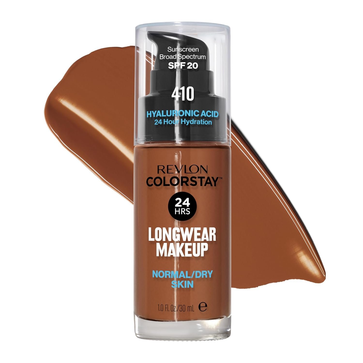 Revlon Colorstay Longwear Makeup Normal/Dry, 410 Cappuccino, 1 fl oz