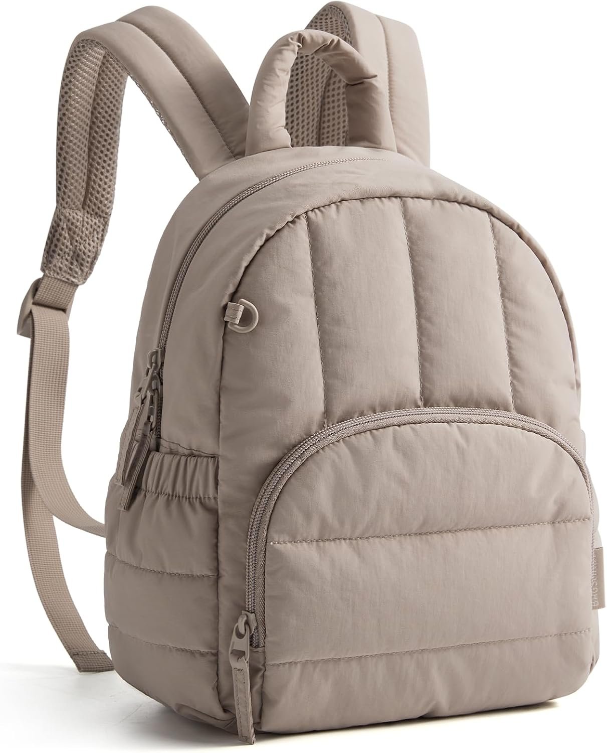 BAGSMART Mini Backpack for Women, Lightweight Puffer Backpack Purse, Quilted Casual Daypack, Water-Resistant Bookbag | Quilted Casual Daypack, Water-Resistant Bookbag for Daily, with Anti-theft Pocket, work