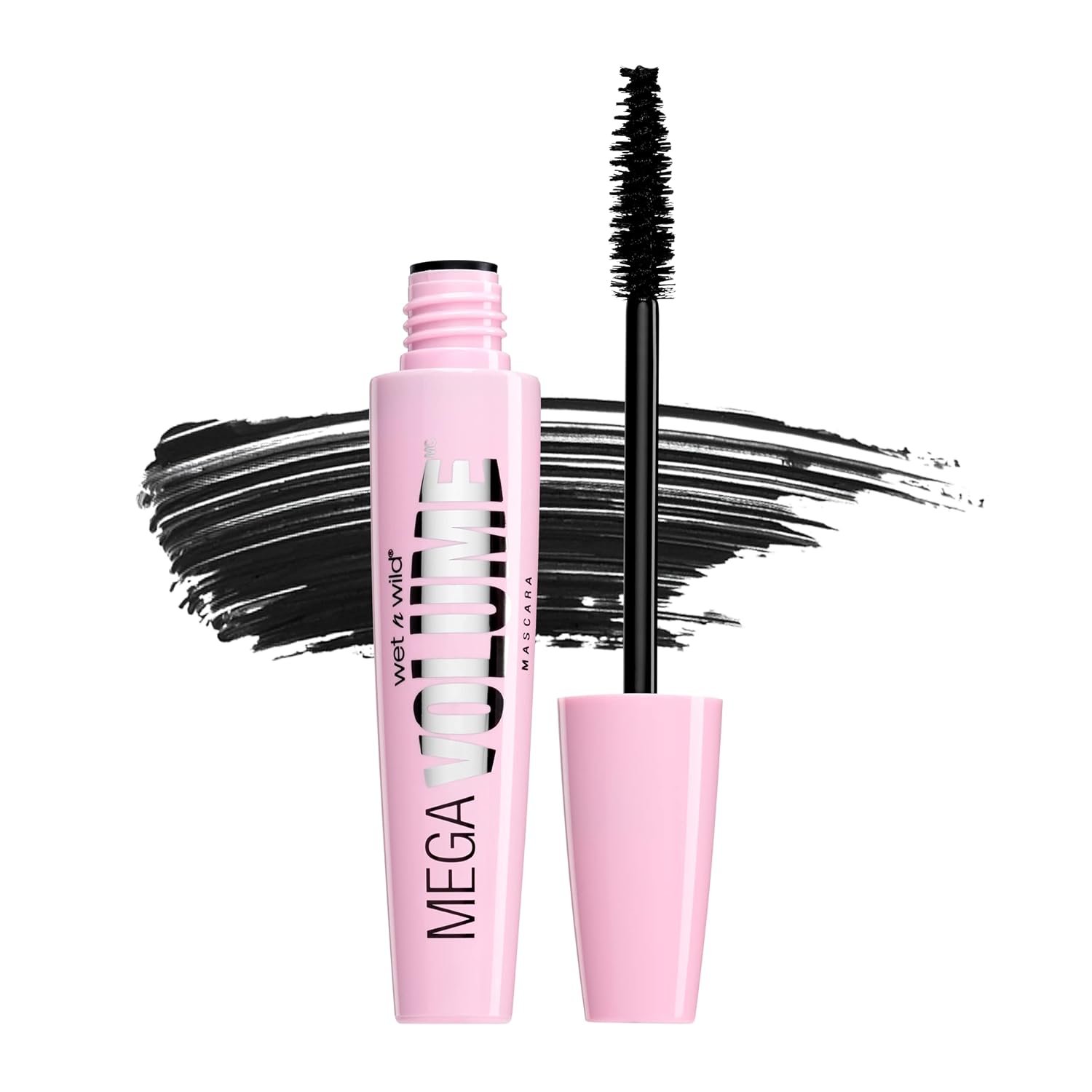 wet n wild Mascara Mega Volume – Volumizing, Waterproof, Smudge-Resistant, Cruelty-Free, Gluten-Free, Sulfate-Free & Vegan – Very Black