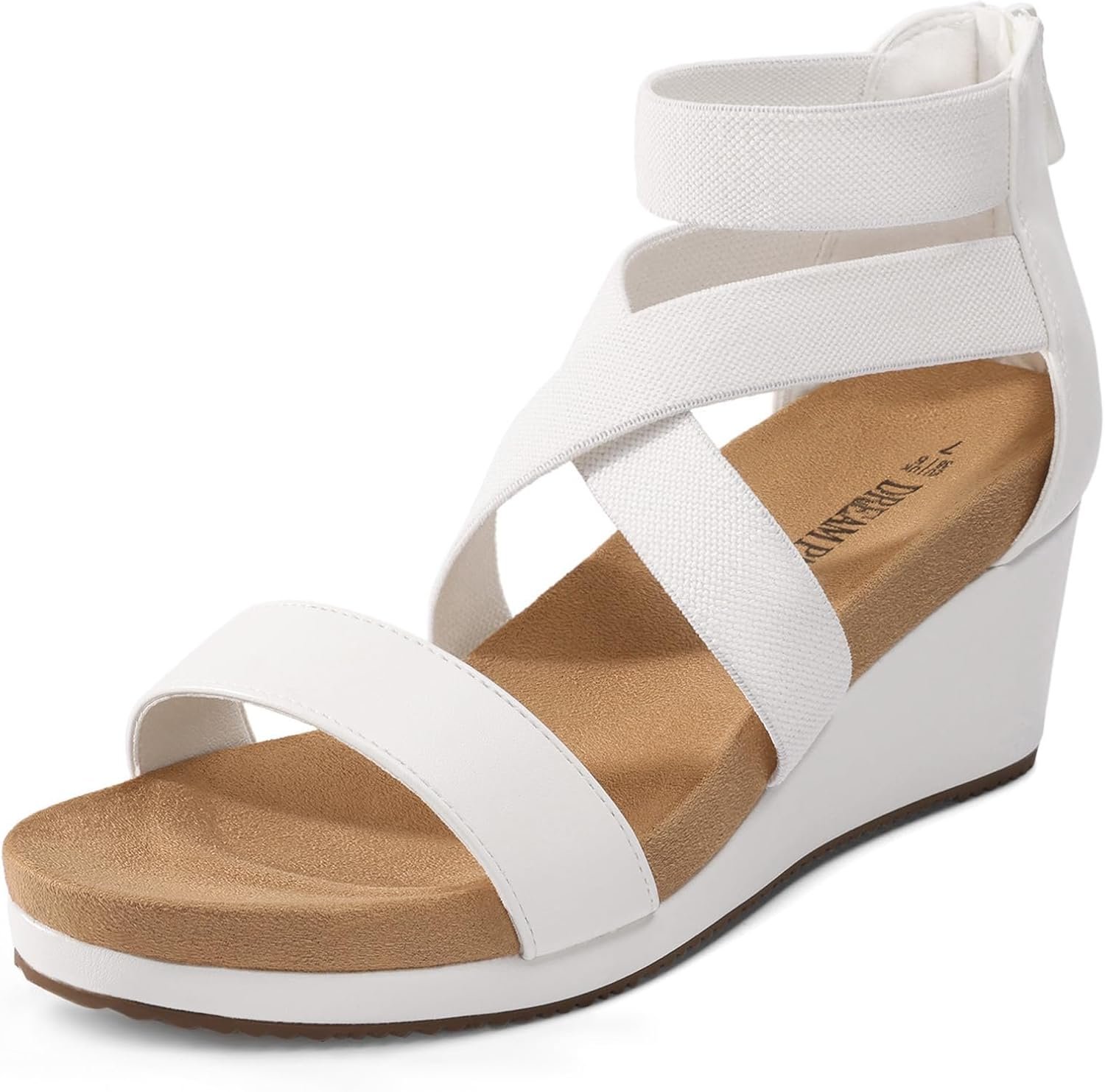 DREAM PAIRS Womens Open Toe Platform Wedges Summer Shoes