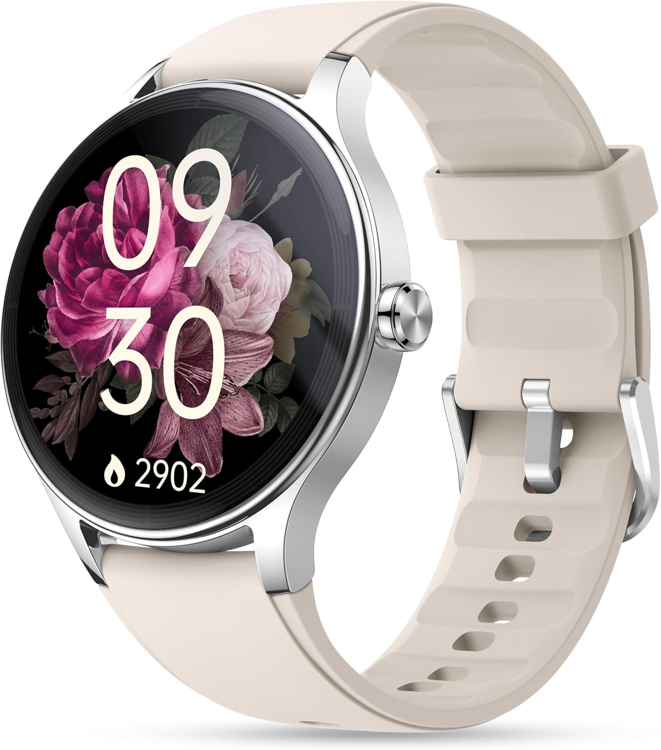 Smart Watch for Women, Ladies & Men, 1.27” Fitness Watch [41mm case] with Call Receive/Dial, Heart Rate/Stress/Sleep Monitor, AI Voice, IP68 Waterproof Smartwatch with Calculator, Calendar, Games
