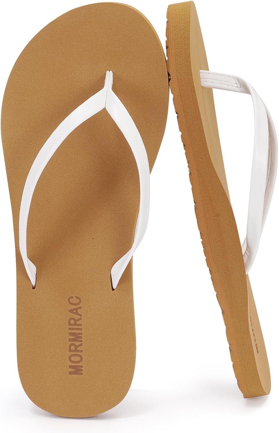Womens Slim Leather Flip Flops Beach Thong Sandals