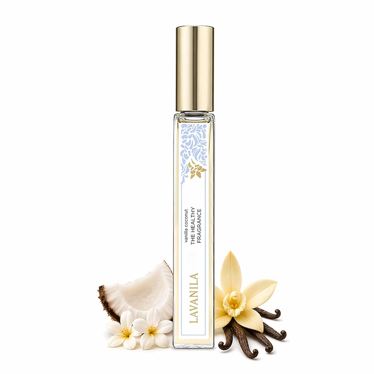 Lavanila Vanilla Coconut Perfume, Travel Size Roller 0.32 Oz