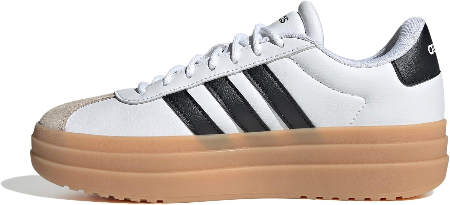 adidas Womens Vl Court Bold Sneakers Shoes Casual – Pink