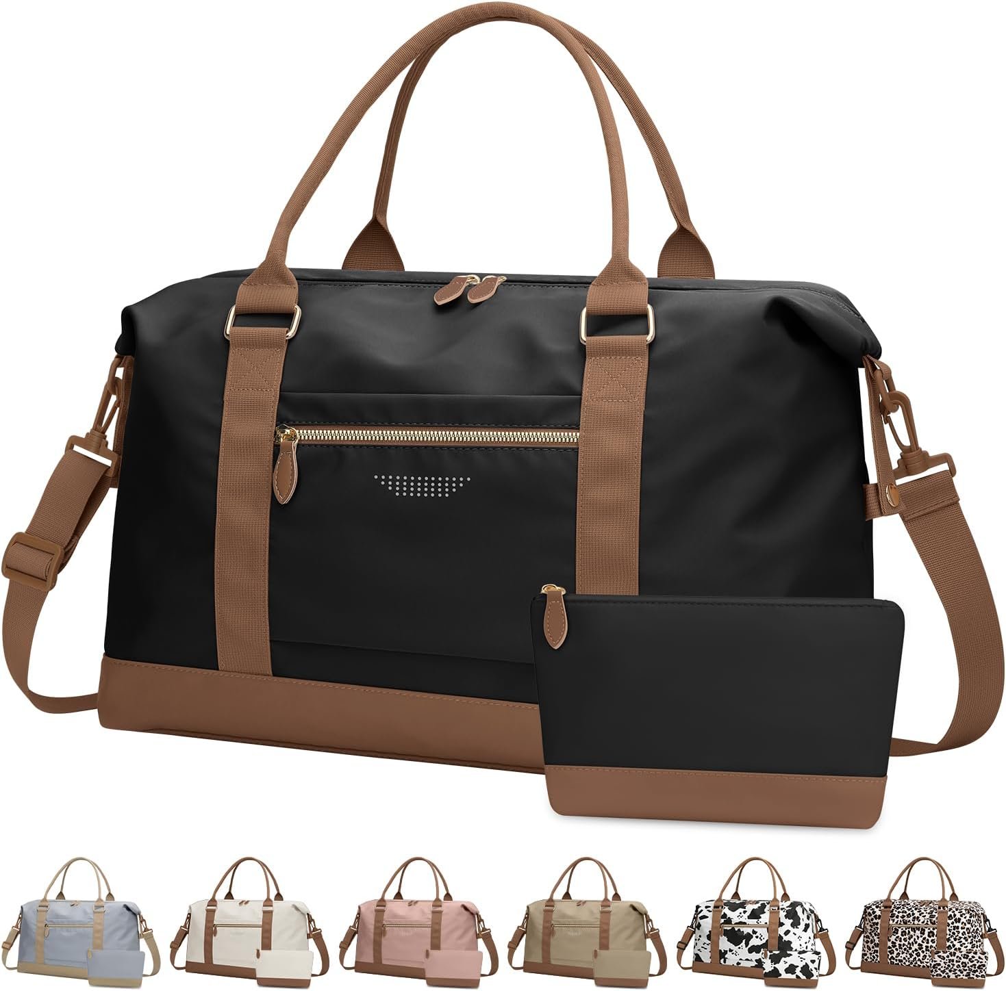 ELONGRIVER Women Travel Duffle Bags, Weekender Overnight Bag, Hospital Bag