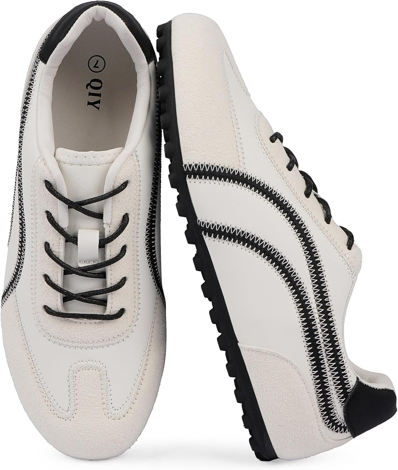 QIY Casual Sneakers for Women Lightweight Walking Tennis Shoes Comfortable Non Slip Women’s Fashion Sneakers