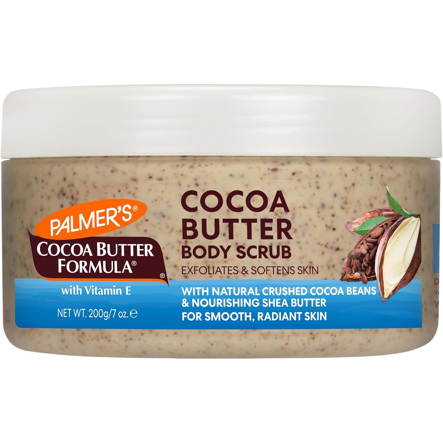 Palmer’s Exfoliating Body Scrub, Cocoa Butter Formula, Softens Skin (7 Oz)