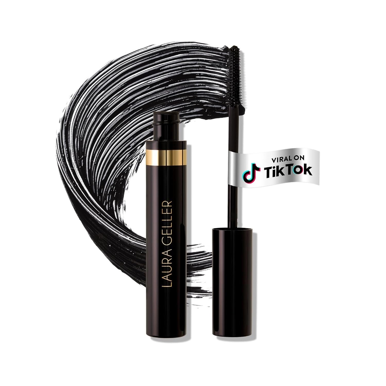 LAURA GELLER Kajal Longwear Mascara – Black – Lengthen & Define