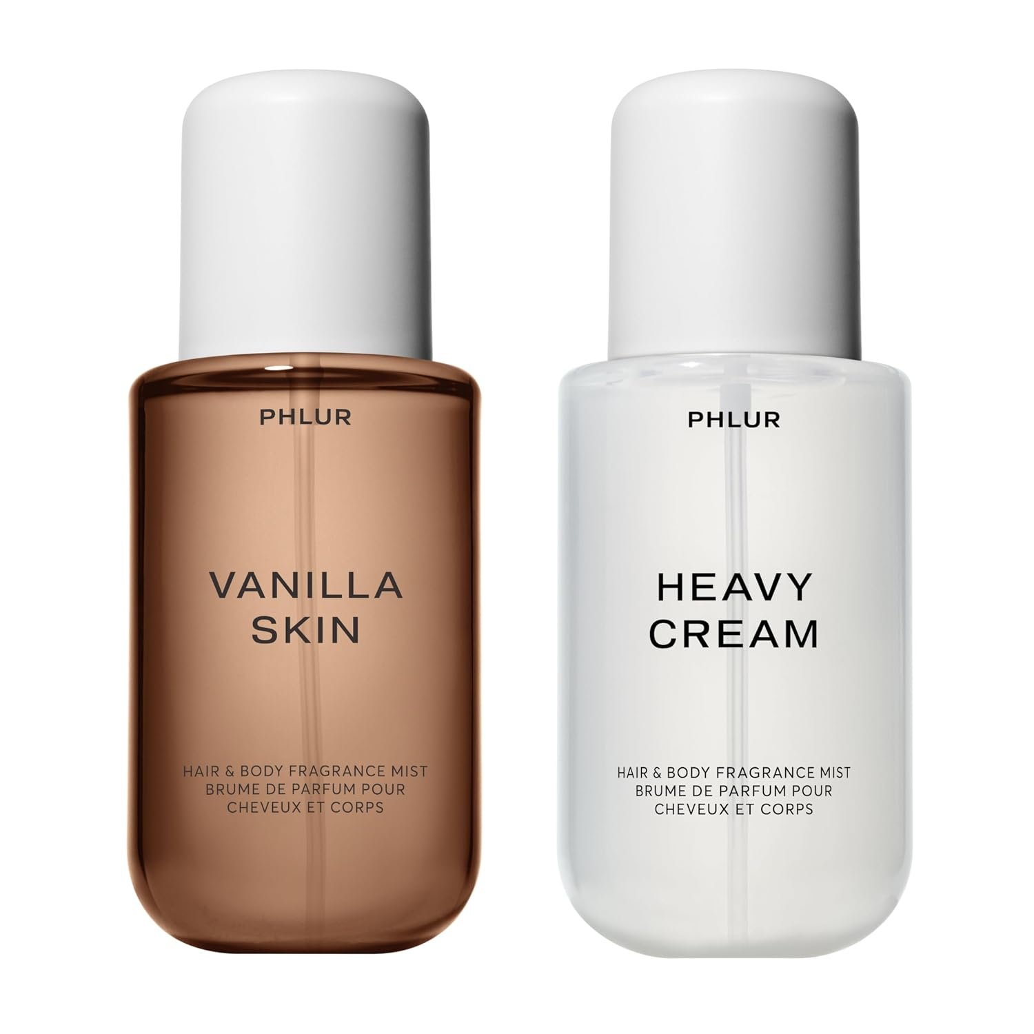 PHLUR Vanilla Skin & Heavy Cream Body Mist – Hair & Body Mist Fragrance – (8 FL Oz)