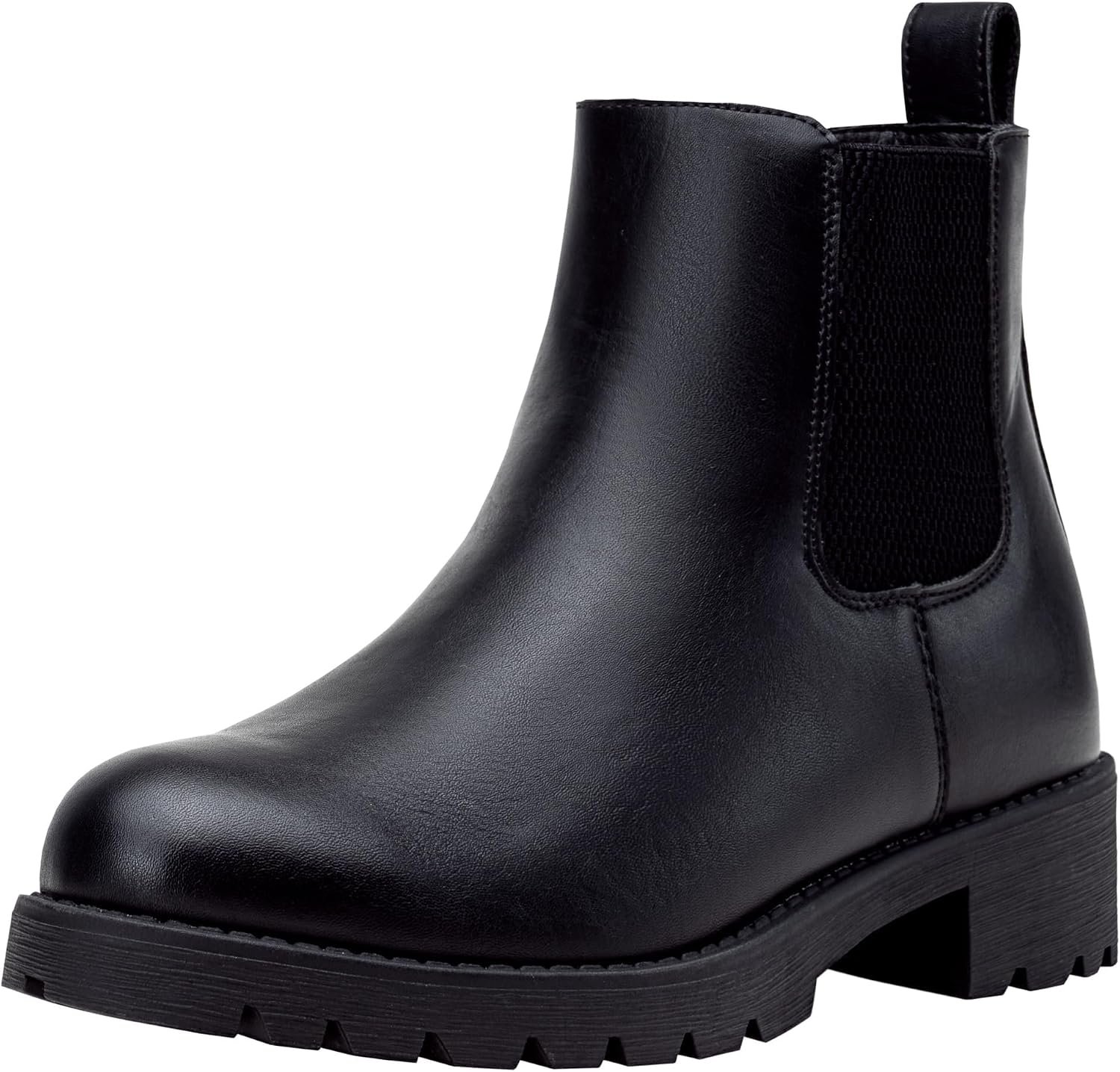 Vepose Women’s Chelsea Ankle Boots Pull-On Low Heel Booties 9607
