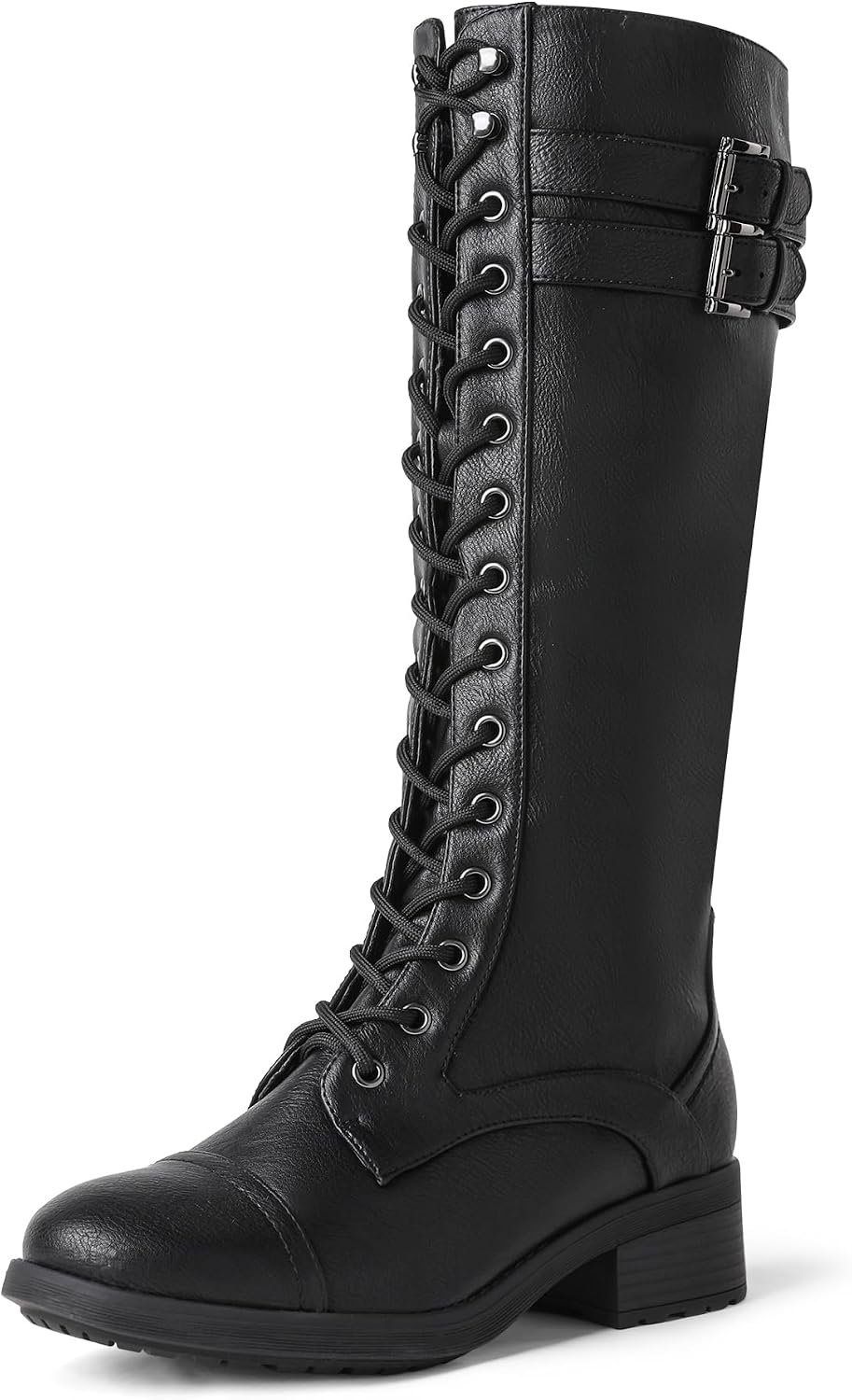 DREAM PAIRS Women’s Knee High Riding Combat Boots