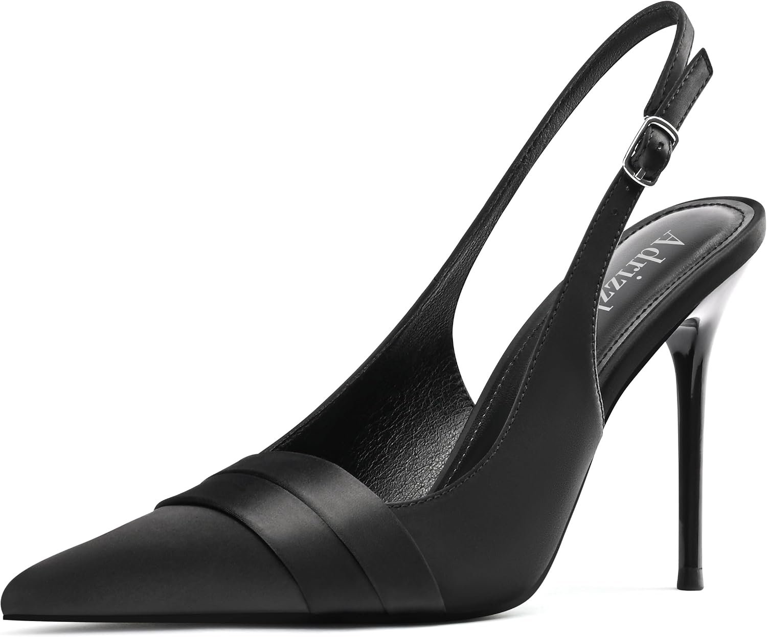Adrizzlein Slingback Heels for Women Stiletto High Heels Pumps