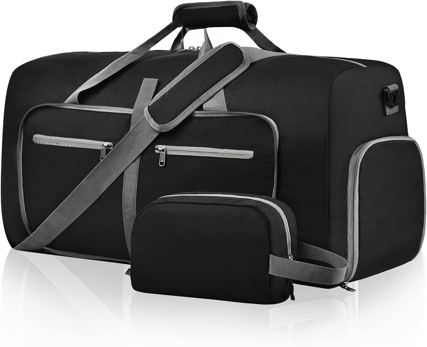 Felipe Varela Foldable Duffle Bag for Travel Weekend Overnight Gym Camping