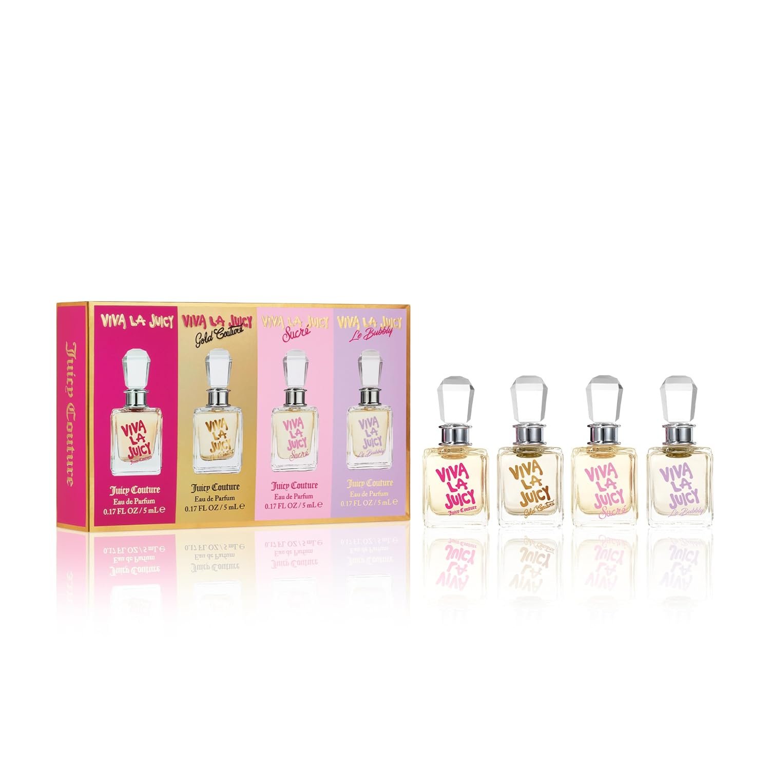 Juicy Couture Viva La Juicy Eau De Parfum, Women’s Perfume with Notes of Mandarin, Gardenia & Caramel, Floral & Sweet Perfume for Women, EDP Spray