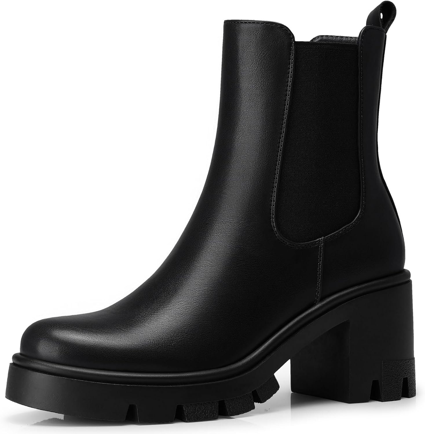 CELLENZ Women Chelsea Ankle Boots: 2.9 Inch Comfortable Platform Boot