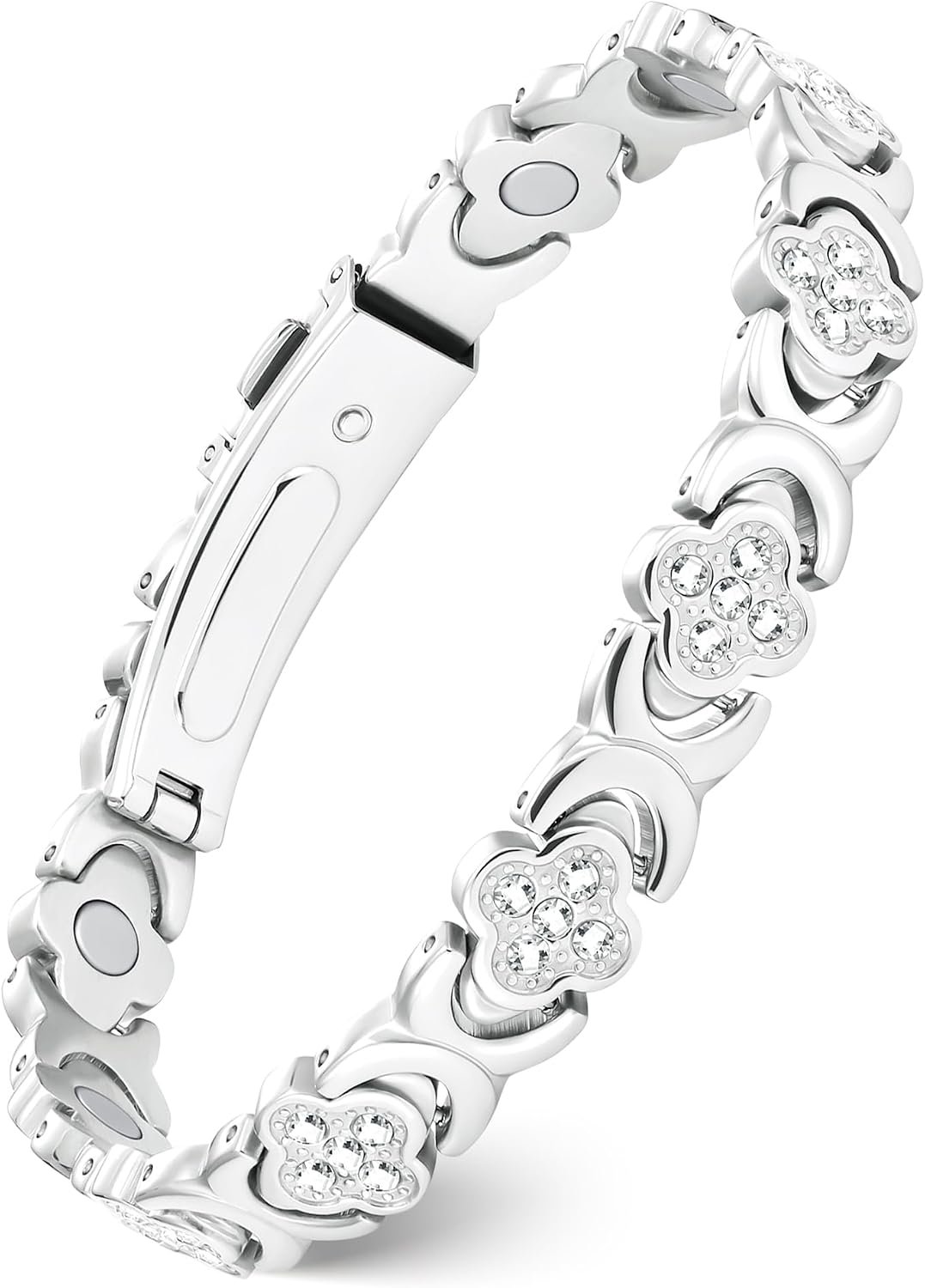 Feraco Pure Copper Bracelets for Women, Ultra Strength Magnetic Bracelet