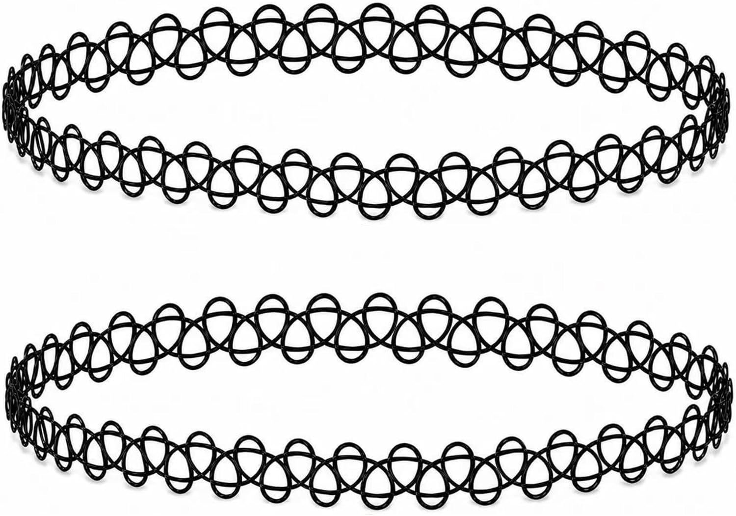 BodyJ4You 2PC Choker Necklace for Women – Yin Yang Butterfly Unicorn Moon